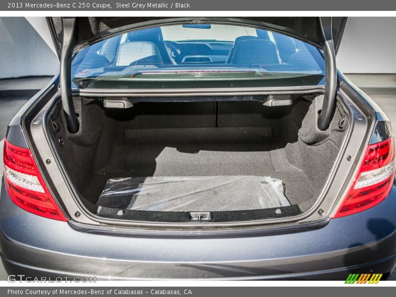 Steel Grey Metallic / Black 2013 Mercedes-Benz C 250 Coupe