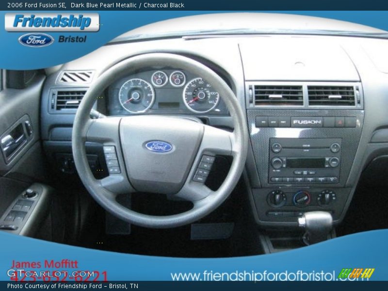 Dark Blue Pearl Metallic / Charcoal Black 2006 Ford Fusion SE