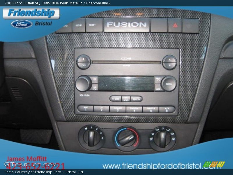 Dark Blue Pearl Metallic / Charcoal Black 2006 Ford Fusion SE