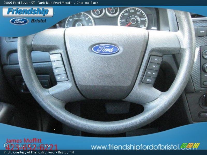 Dark Blue Pearl Metallic / Charcoal Black 2006 Ford Fusion SE