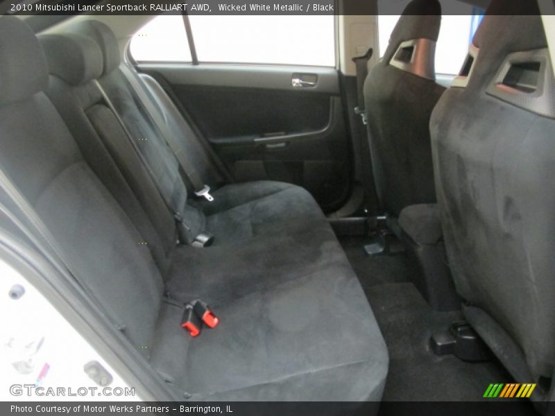 Rear Seat of 2010 Lancer Sportback RALLIART AWD