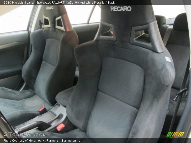 Front Seat of 2010 Lancer Sportback RALLIART AWD