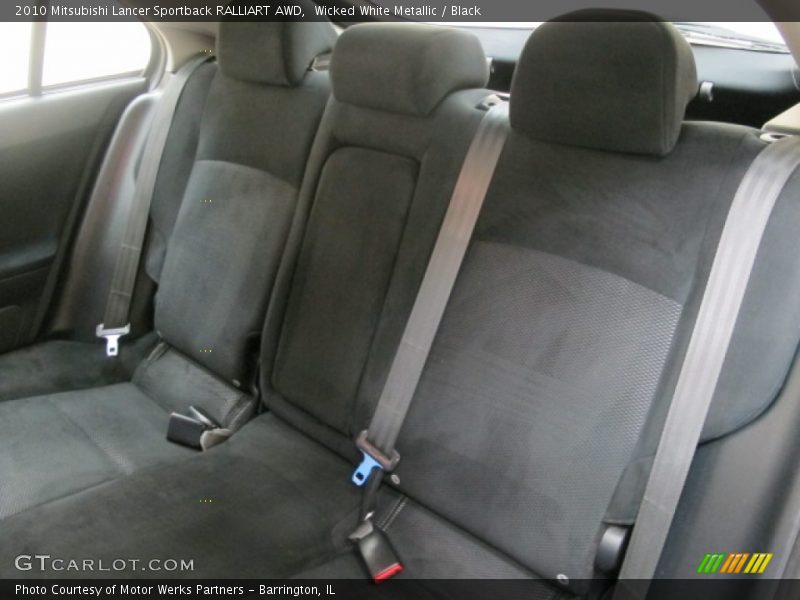 Rear Seat of 2010 Lancer Sportback RALLIART AWD