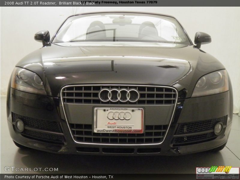 Brilliant Black / Black 2008 Audi TT 2.0T Roadster