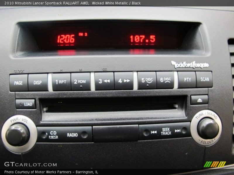Audio System of 2010 Lancer Sportback RALLIART AWD