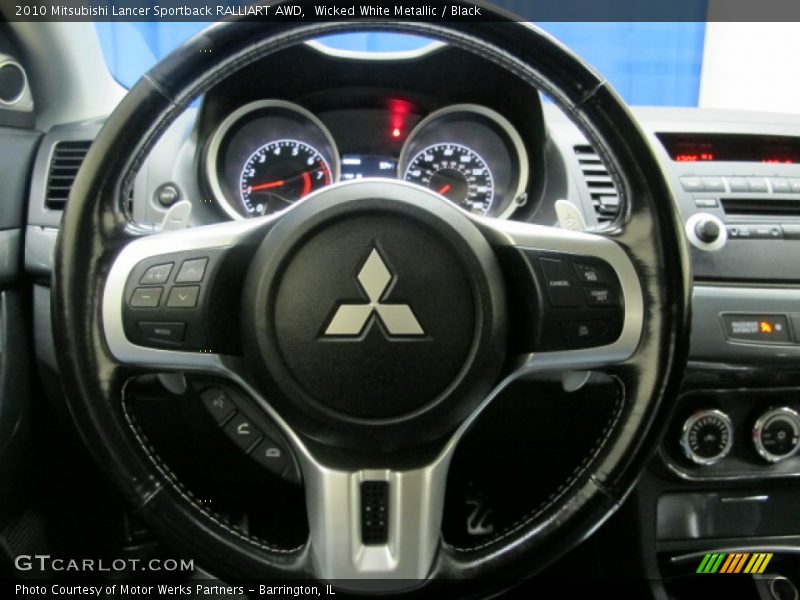  2010 Lancer Sportback RALLIART AWD Steering Wheel