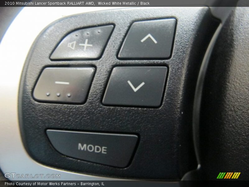 Controls of 2010 Lancer Sportback RALLIART AWD