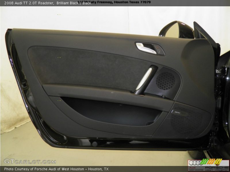 Brilliant Black / Black 2008 Audi TT 2.0T Roadster