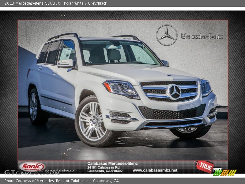 Polar White / Grey/Black 2013 Mercedes-Benz GLK 350