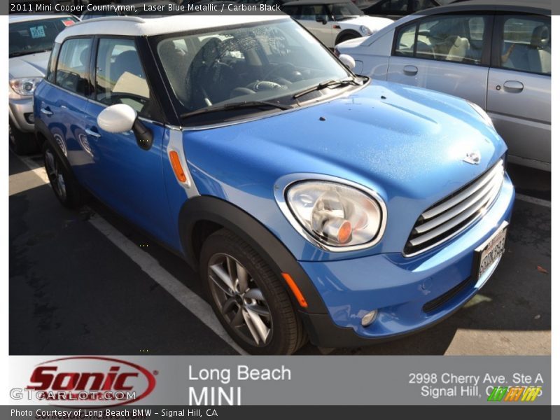 Laser Blue Metallic / Carbon Black 2011 Mini Cooper Countryman