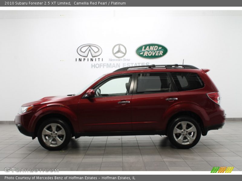 Camellia Red Pearl / Platinum 2010 Subaru Forester 2.5 XT Limited