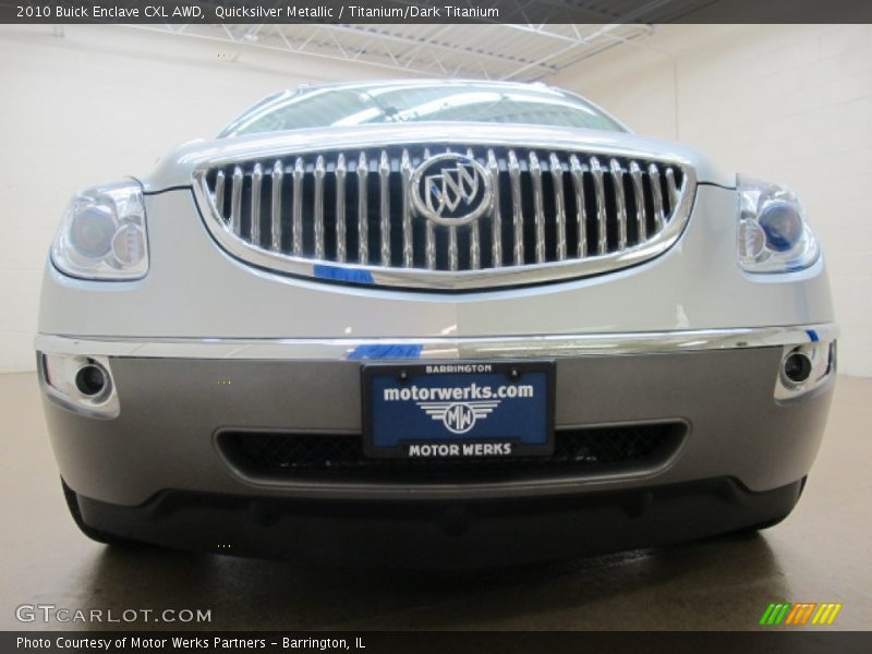 Quicksilver Metallic / Titanium/Dark Titanium 2010 Buick Enclave CXL AWD