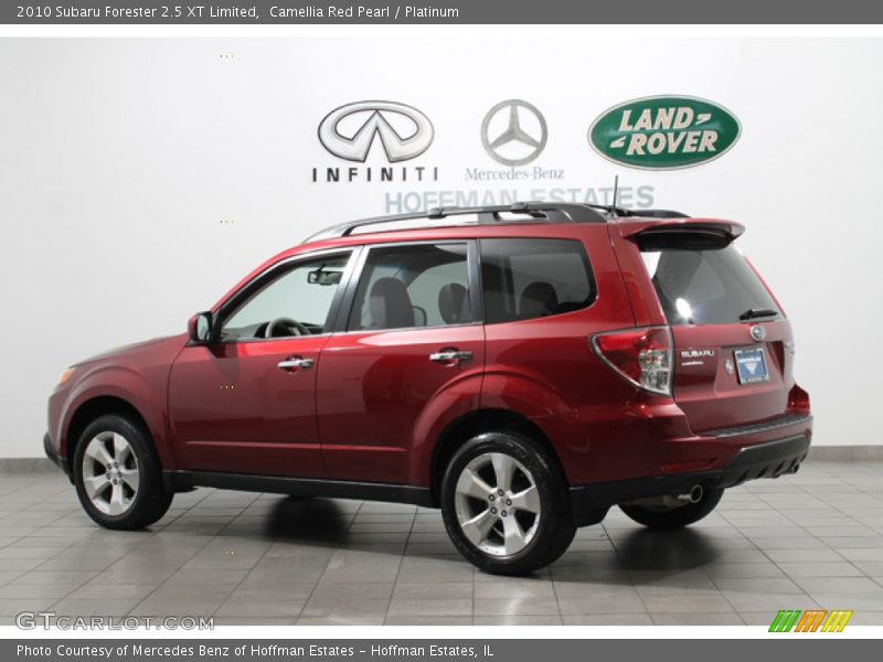 Camellia Red Pearl / Platinum 2010 Subaru Forester 2.5 XT Limited