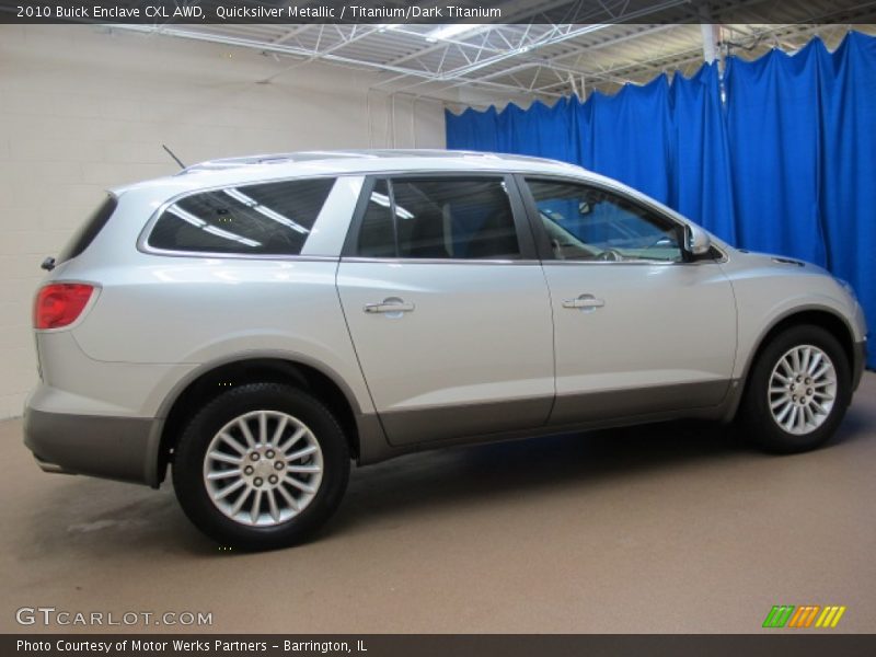 Quicksilver Metallic / Titanium/Dark Titanium 2010 Buick Enclave CXL AWD