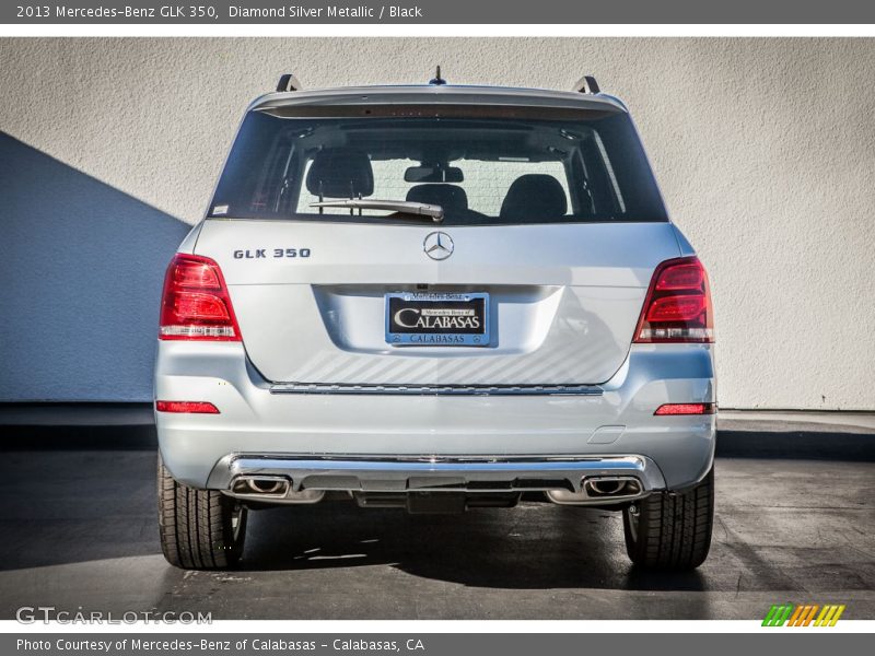 Diamond Silver Metallic / Black 2013 Mercedes-Benz GLK 350