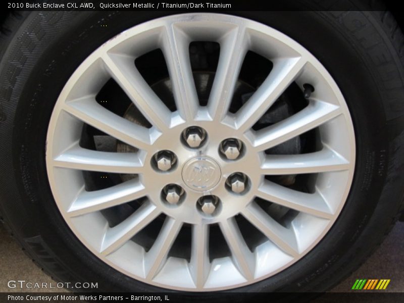 Quicksilver Metallic / Titanium/Dark Titanium 2010 Buick Enclave CXL AWD