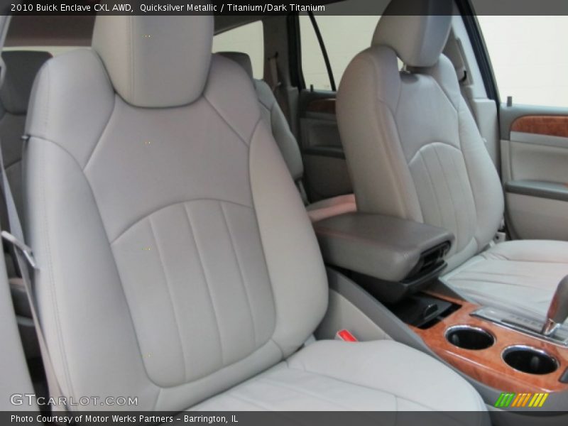 Quicksilver Metallic / Titanium/Dark Titanium 2010 Buick Enclave CXL AWD