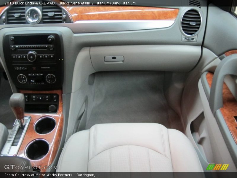 Quicksilver Metallic / Titanium/Dark Titanium 2010 Buick Enclave CXL AWD