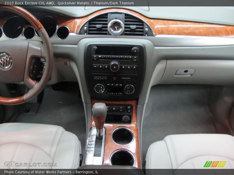 Quicksilver Metallic / Titanium/Dark Titanium 2010 Buick Enclave CXL AWD