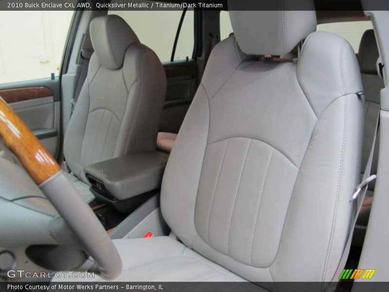 Quicksilver Metallic / Titanium/Dark Titanium 2010 Buick Enclave CXL AWD