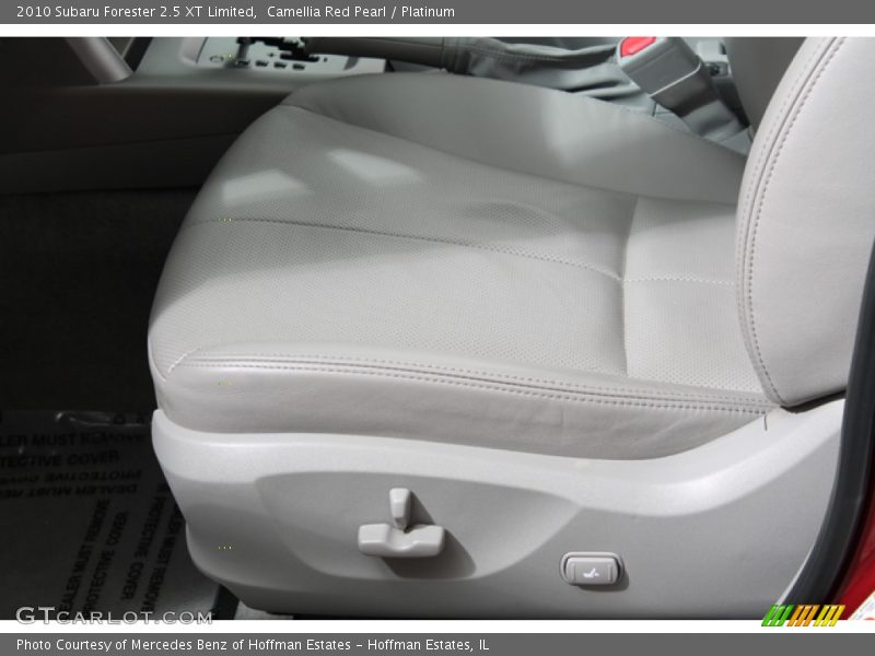 Front Seat of 2010 Forester 2.5 XT Limited