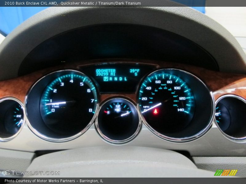 Quicksilver Metallic / Titanium/Dark Titanium 2010 Buick Enclave CXL AWD