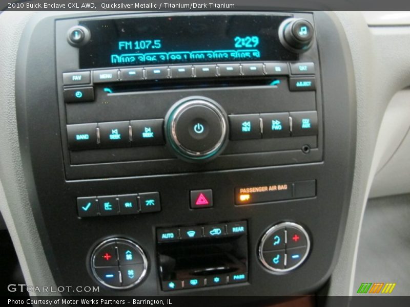 Quicksilver Metallic / Titanium/Dark Titanium 2010 Buick Enclave CXL AWD