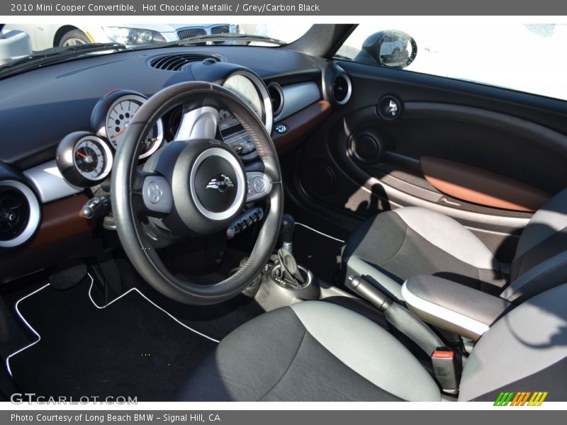 Hot Chocolate Metallic / Grey/Carbon Black 2010 Mini Cooper Convertible