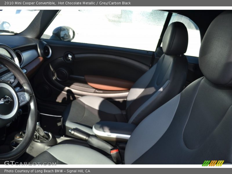 Hot Chocolate Metallic / Grey/Carbon Black 2010 Mini Cooper Convertible