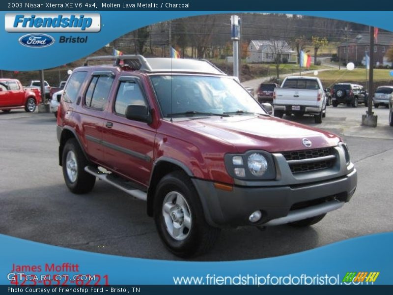 Molten Lava Metallic / Charcoal 2003 Nissan Xterra XE V6 4x4