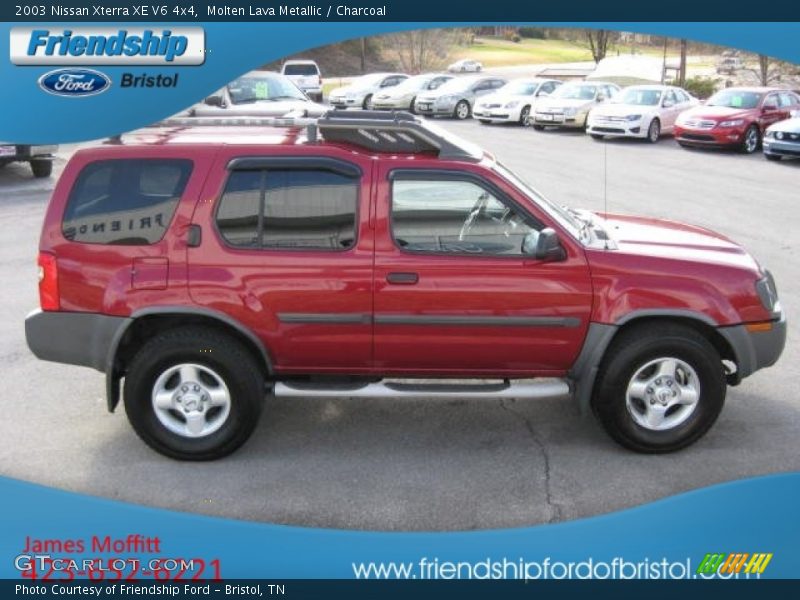 Molten Lava Metallic / Charcoal 2003 Nissan Xterra XE V6 4x4
