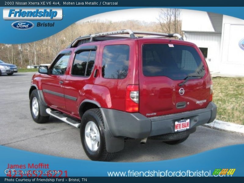 Molten Lava Metallic / Charcoal 2003 Nissan Xterra XE V6 4x4