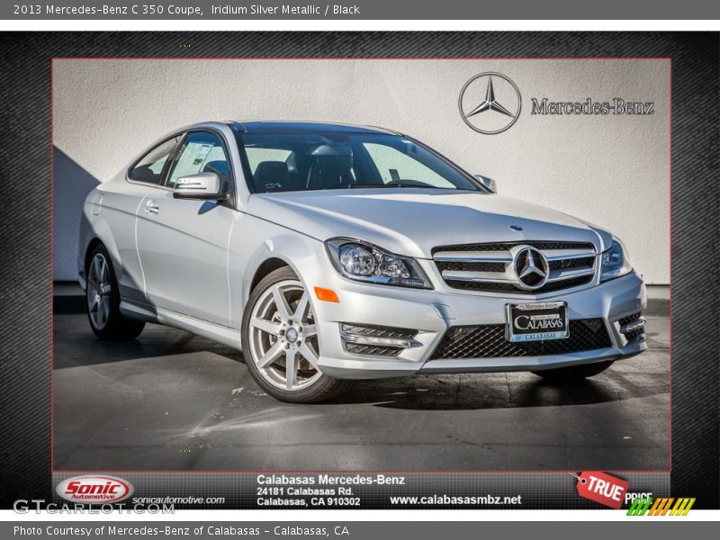 Iridium Silver Metallic / Black 2013 Mercedes-Benz C 350 Coupe