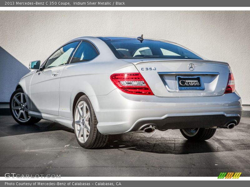 Iridium Silver Metallic / Black 2013 Mercedes-Benz C 350 Coupe