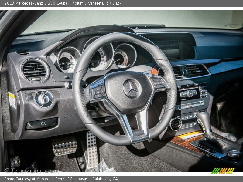 Iridium Silver Metallic / Black 2013 Mercedes-Benz C 350 Coupe