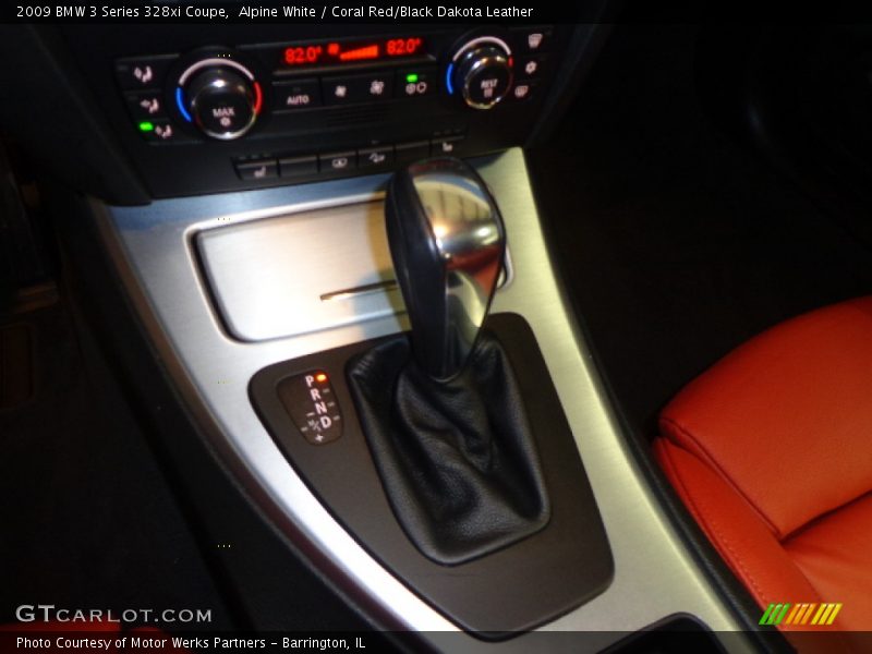 Alpine White / Coral Red/Black Dakota Leather 2009 BMW 3 Series 328xi Coupe
