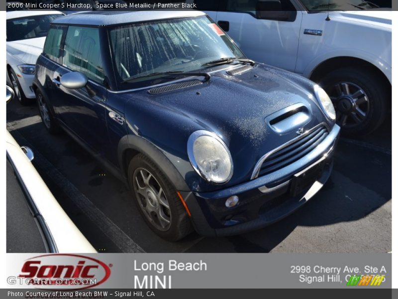 Space Blue Metallic / Panther Black 2006 Mini Cooper S Hardtop