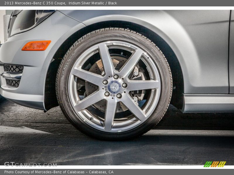 Iridium Silver Metallic / Black 2013 Mercedes-Benz C 350 Coupe