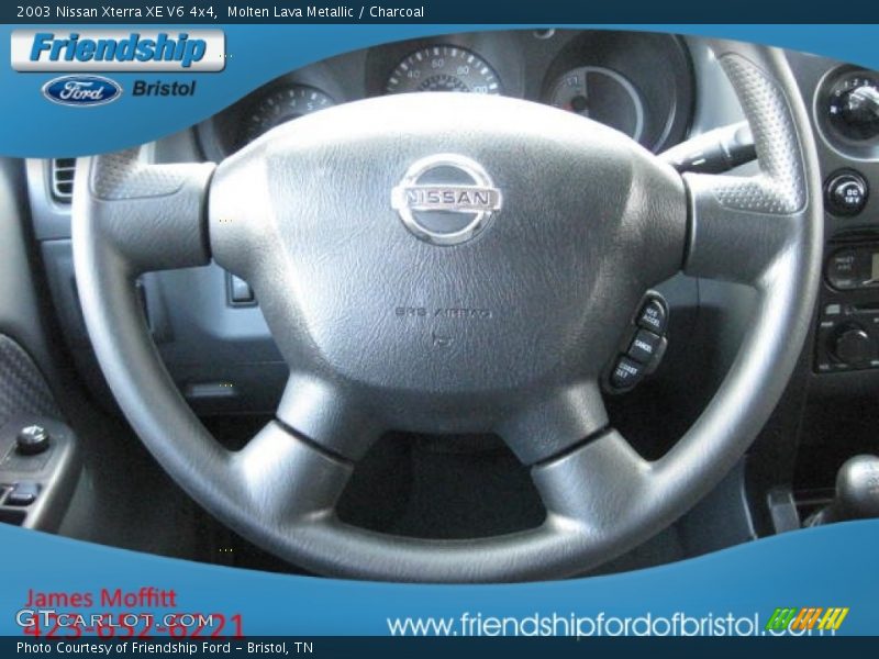 Molten Lava Metallic / Charcoal 2003 Nissan Xterra XE V6 4x4