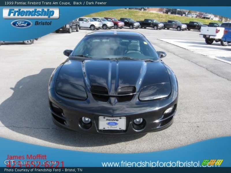 Black / Dark Pewter 1999 Pontiac Firebird Trans Am Coupe
