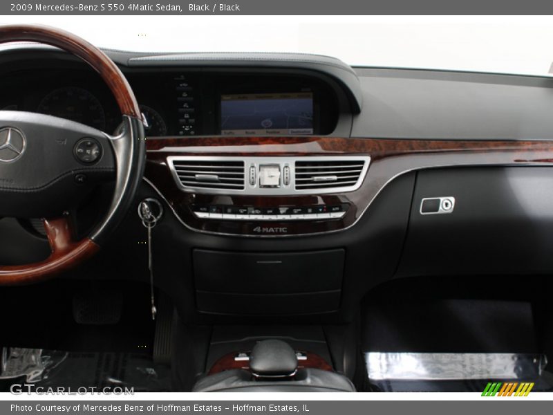 Black / Black 2009 Mercedes-Benz S 550 4Matic Sedan