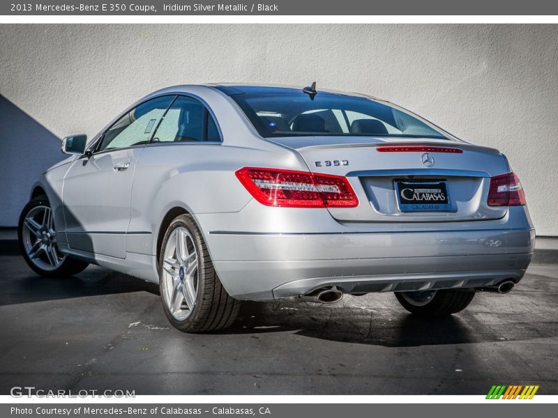 Iridium Silver Metallic / Black 2013 Mercedes-Benz E 350 Coupe