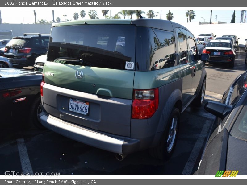 Galapagos Green Metallic / Black 2003 Honda Element EX