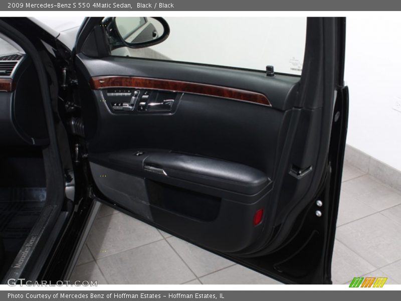 Black / Black 2009 Mercedes-Benz S 550 4Matic Sedan