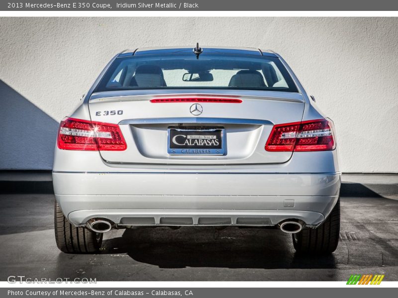 Iridium Silver Metallic / Black 2013 Mercedes-Benz E 350 Coupe