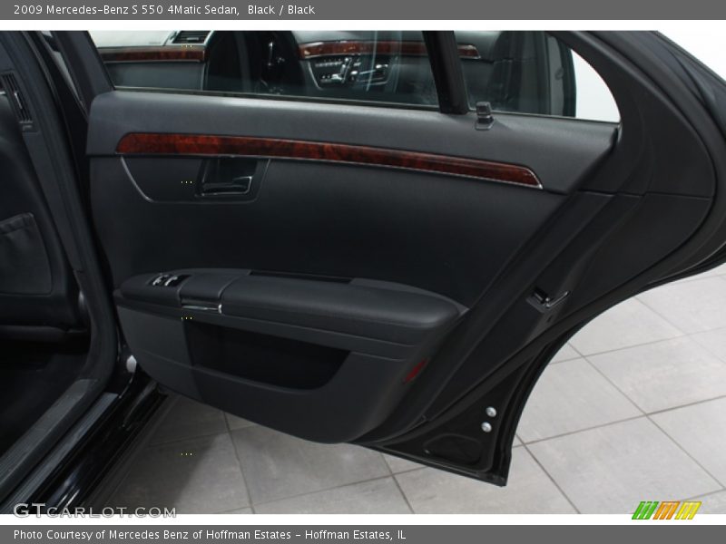 Black / Black 2009 Mercedes-Benz S 550 4Matic Sedan