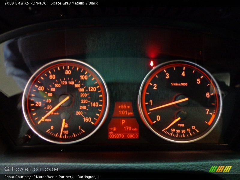 Space Grey Metallic / Black 2009 BMW X5 xDrive30i