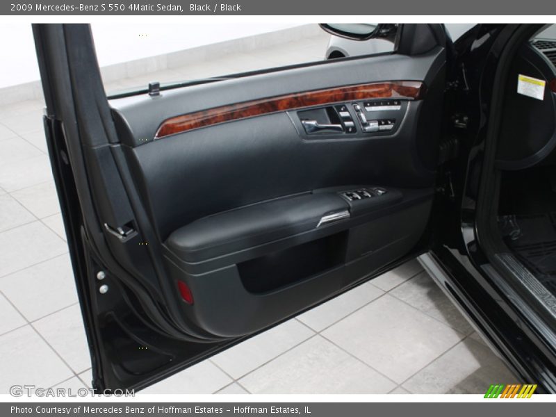 Black / Black 2009 Mercedes-Benz S 550 4Matic Sedan