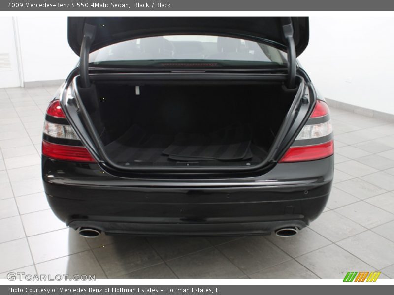 Black / Black 2009 Mercedes-Benz S 550 4Matic Sedan