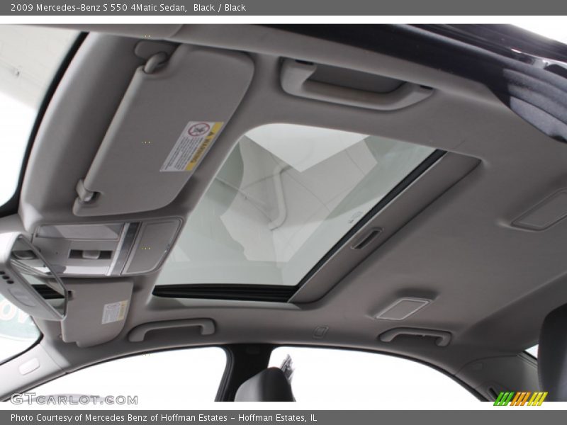 Black / Black 2009 Mercedes-Benz S 550 4Matic Sedan